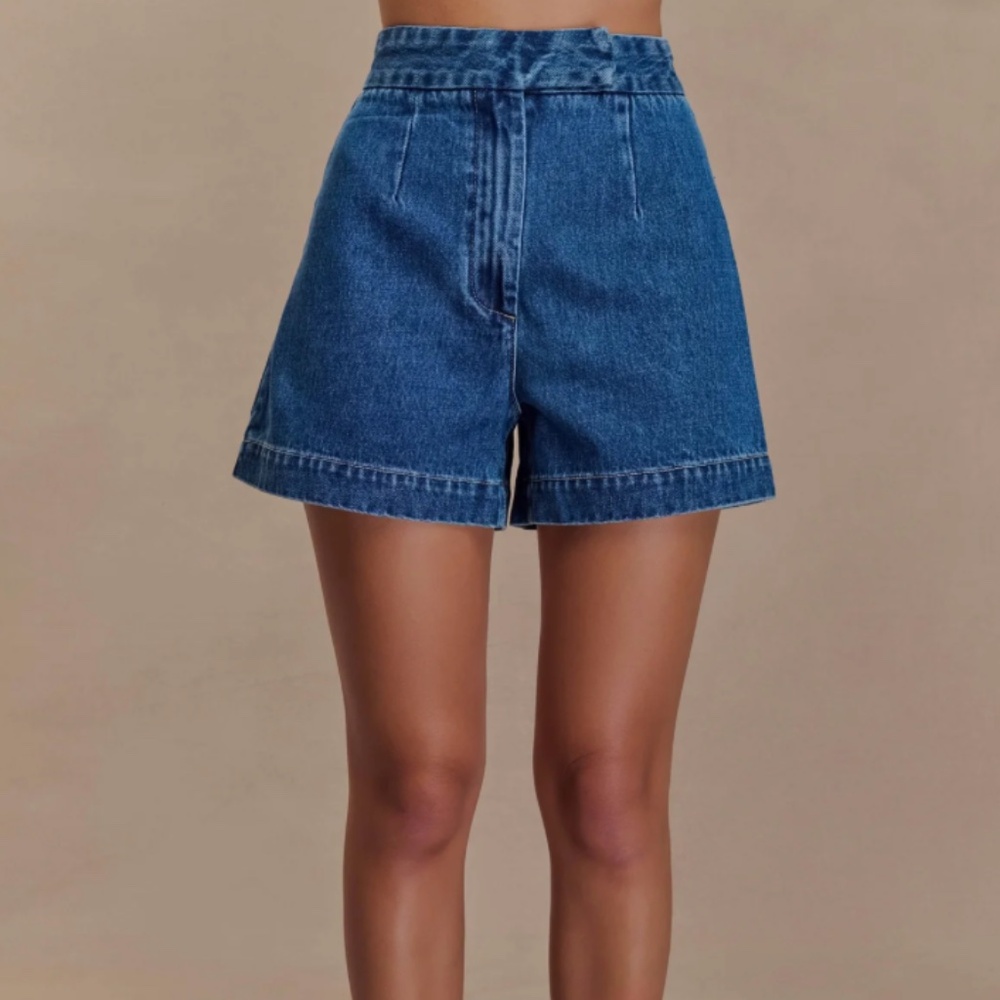 NEW WITH TAGS - Abel Denim Shorts Dark Blue